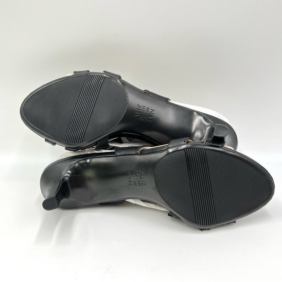Naturalizer Womens Black Leather Strappy Taimi Dress Sandals Low Heels Shoes 8.5 - Picture 9 of 12